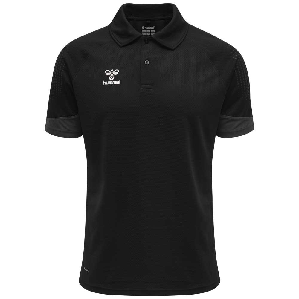 Hummel Lead Functional Short Sleeve Polo Shirt Noir S