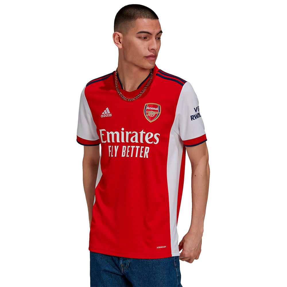 Adidas Maillot Domicile Arsenal Fc 21/22 S White / Scarlet