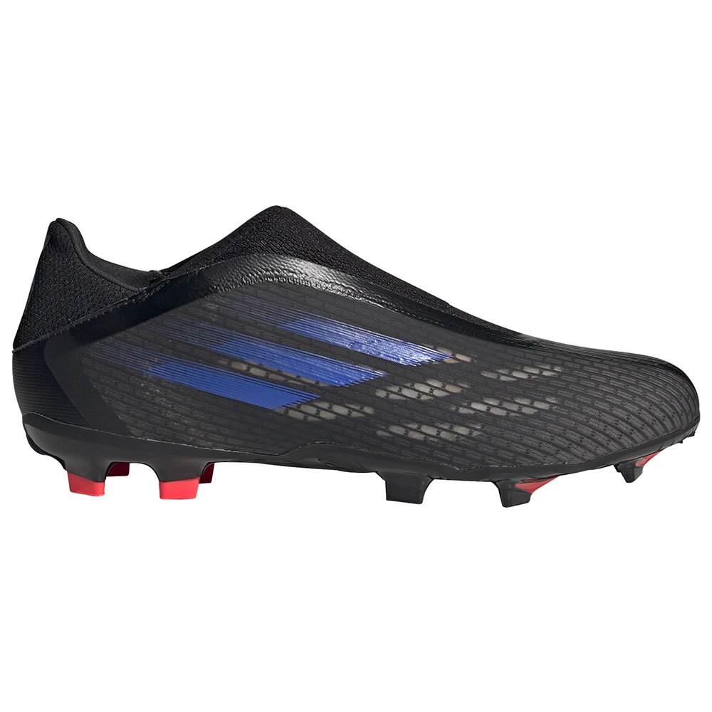 Adidas Chaussures Football X Speedflow.3 Ll Fg EU 42 Core Black / Sonic Ink / Solar Yellow