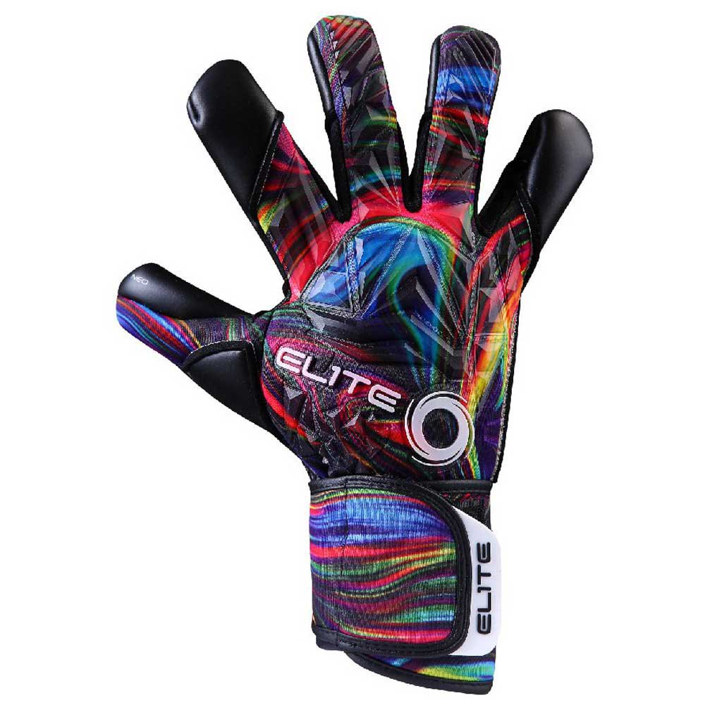 Elite Sport Rainbow Goalkeeper Gloves Noir 11
