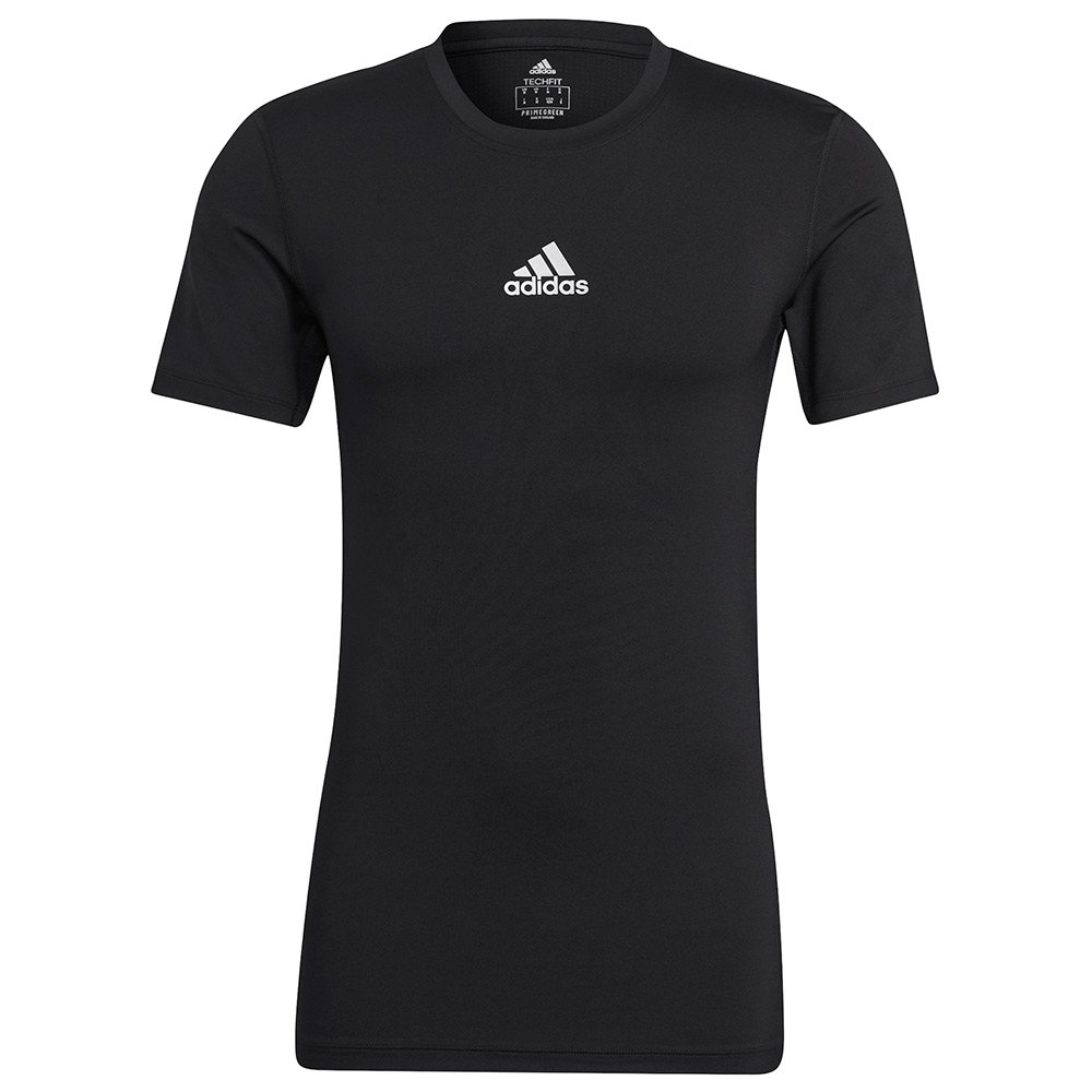 Adidas Tech-fit Short Sleeve T-shirt Noir M / Regular