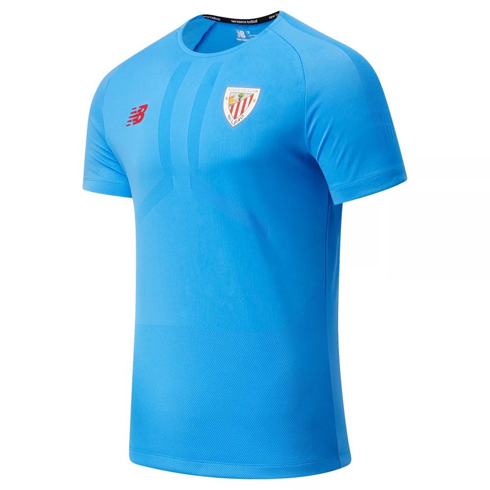New Balance Athletic Club Bilbao 21/22 Training Junior Short Sleeve T-shirt Bleu M