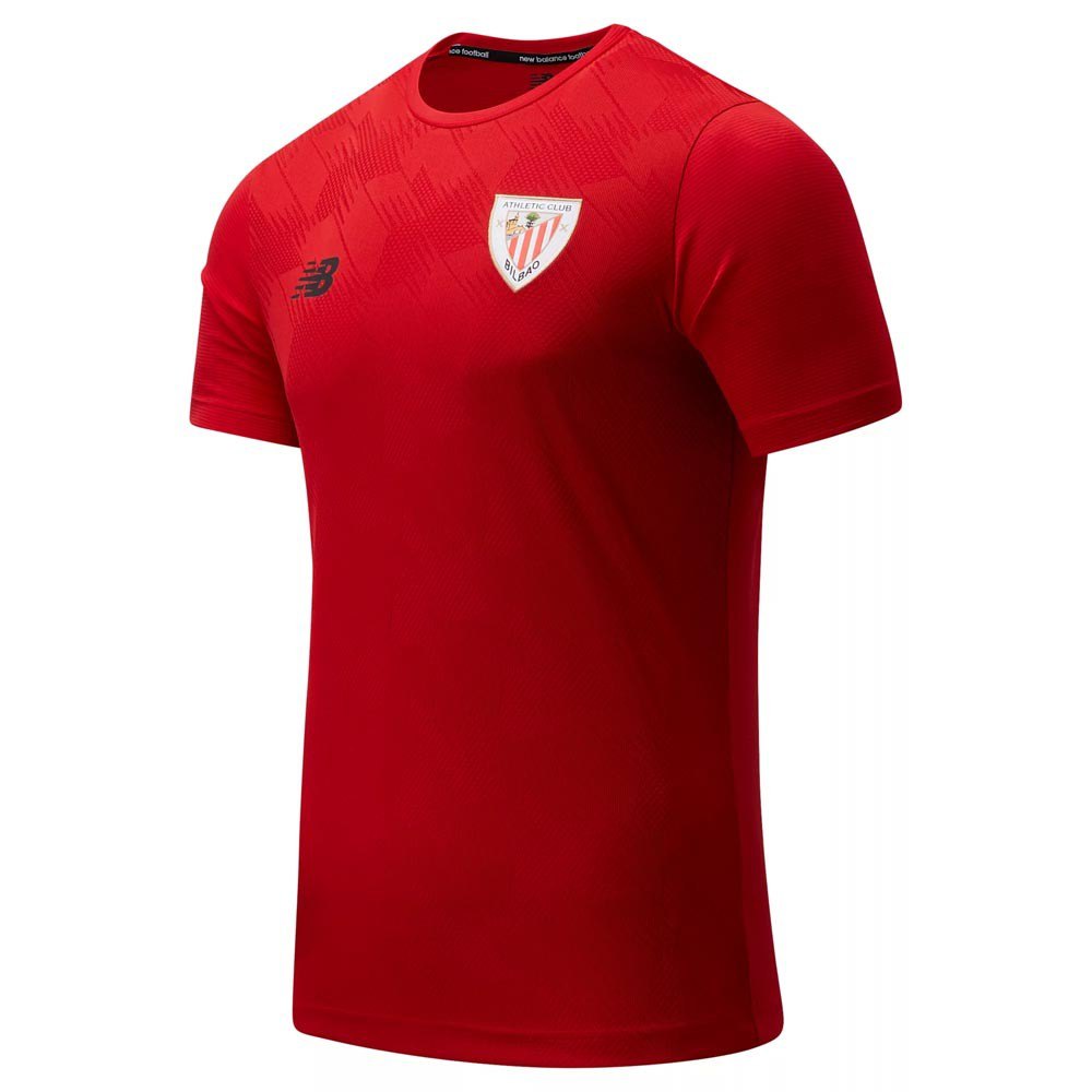 New Balance Athletic Club Bilbao 21/22 Presentation Junior Short Sleeve T-shirt Rouge XL