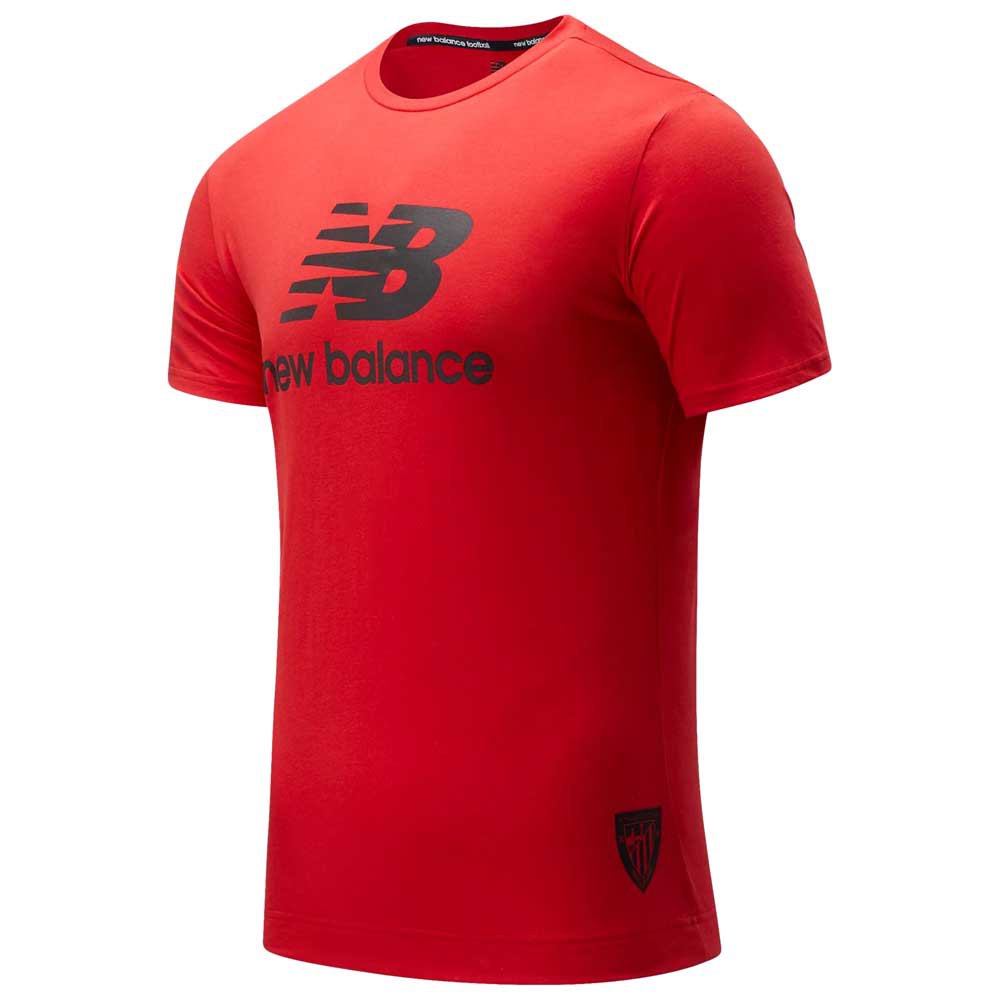 New Balance Athletic Club Bilbao 21/22 Travel Logo Short Sleeve T-shirt Rouge S