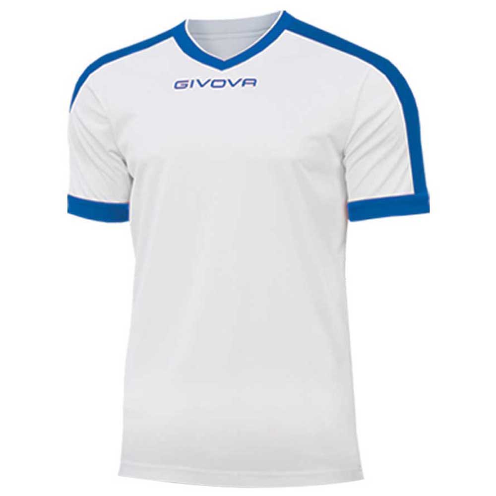 Givova T-shirt à Manches Courtes Revolution XL White / Light Blue