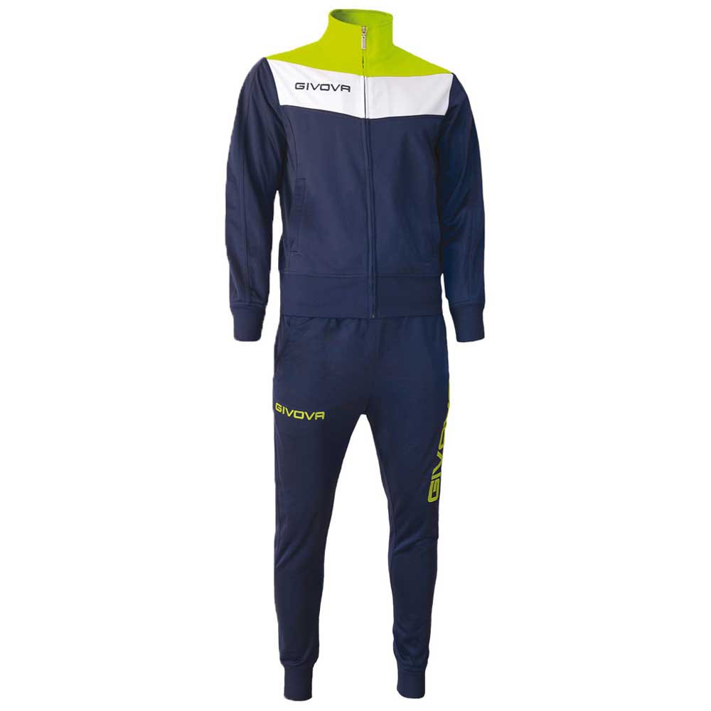 Givova Campo Fluo Track Suit Bleu 8-10 Years Homme