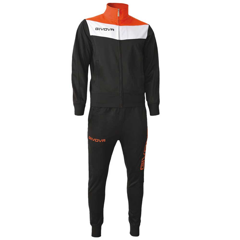 Givova Campo Fluo Track Suit Noir 10-12 Years Homme
