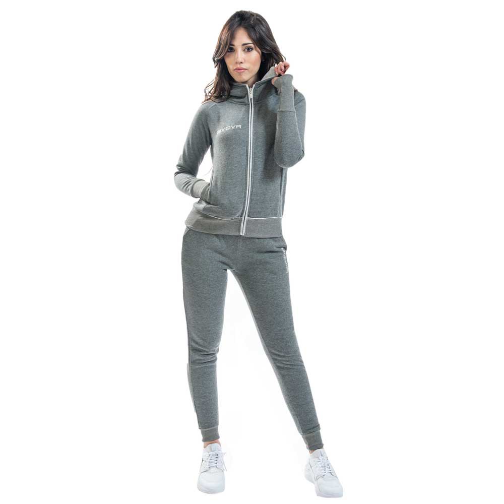 Givova King Star Track Suit Gris M Femme