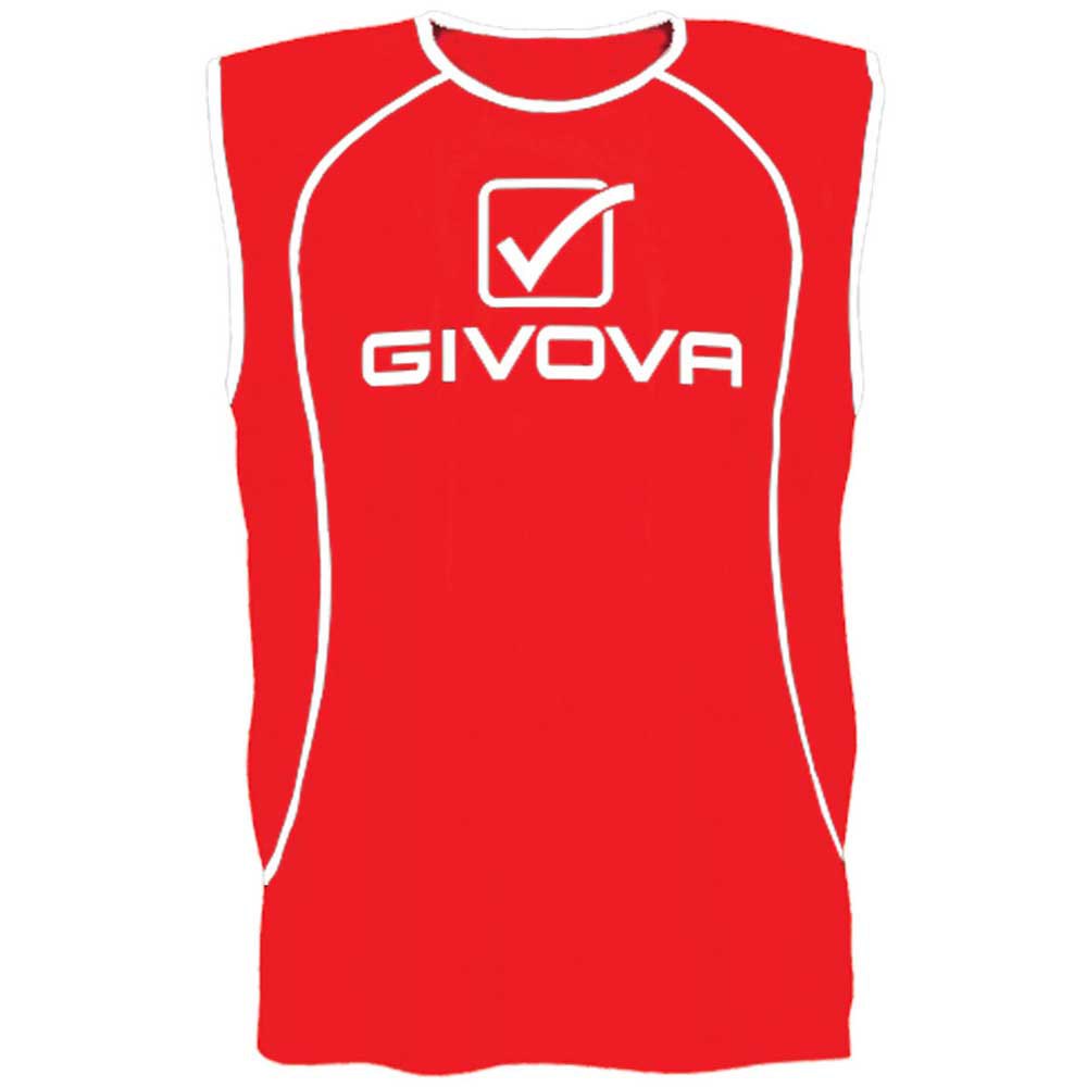 Givova Fluo Sponsor Training Vest Rouge S-M Homme
