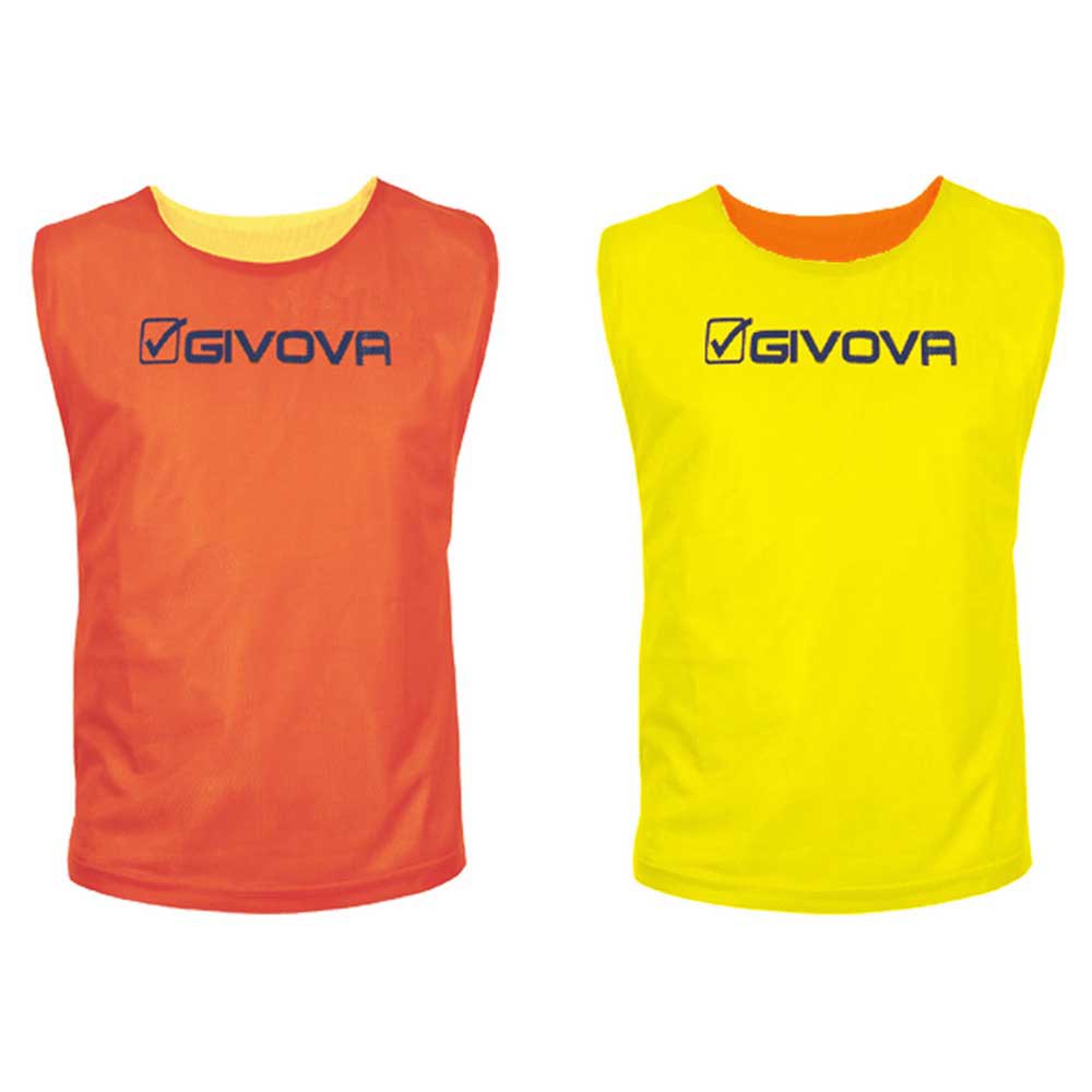 Givova Double Training Vest Jaune,Orange XL