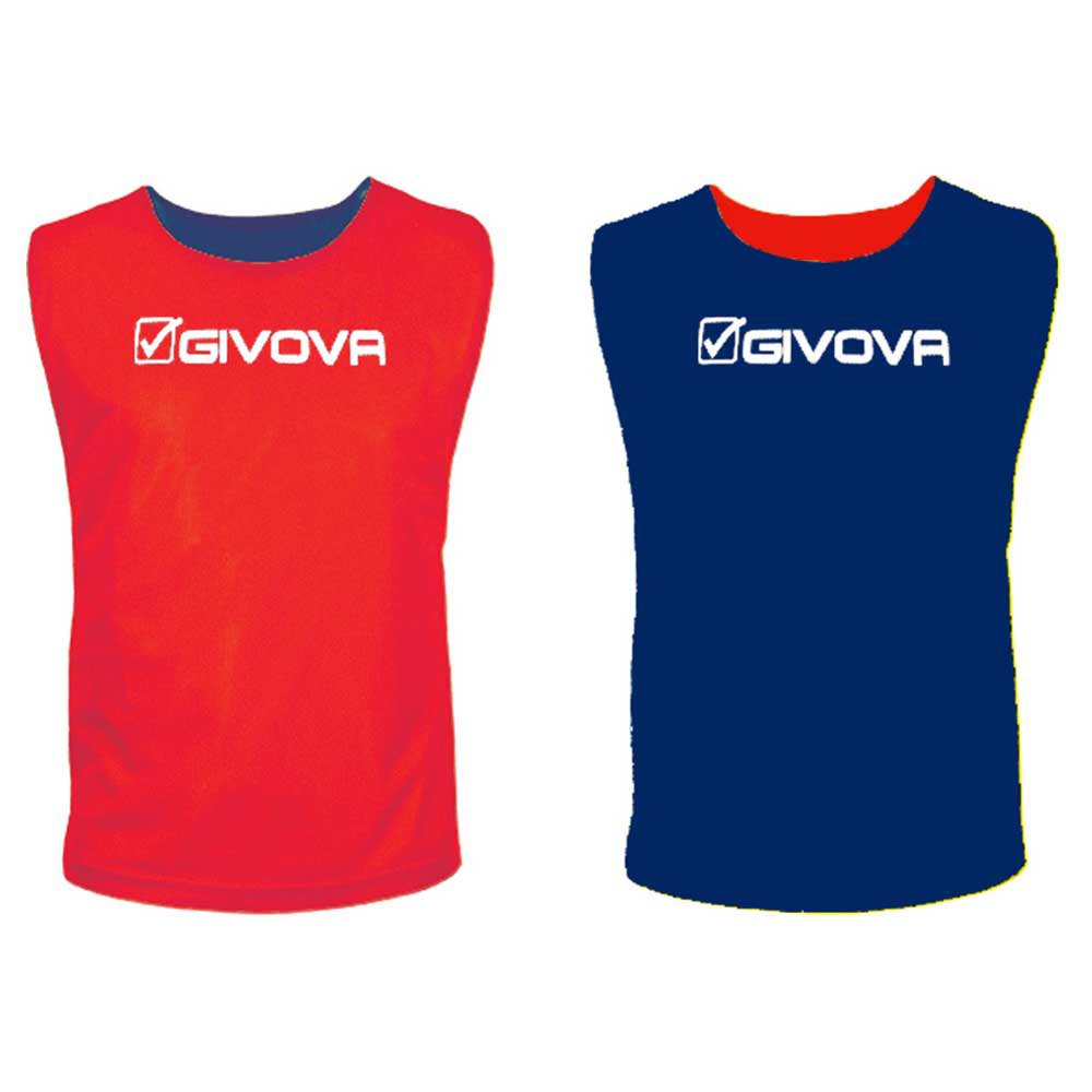 Givova Double Training Vest Rouge,Bleu S