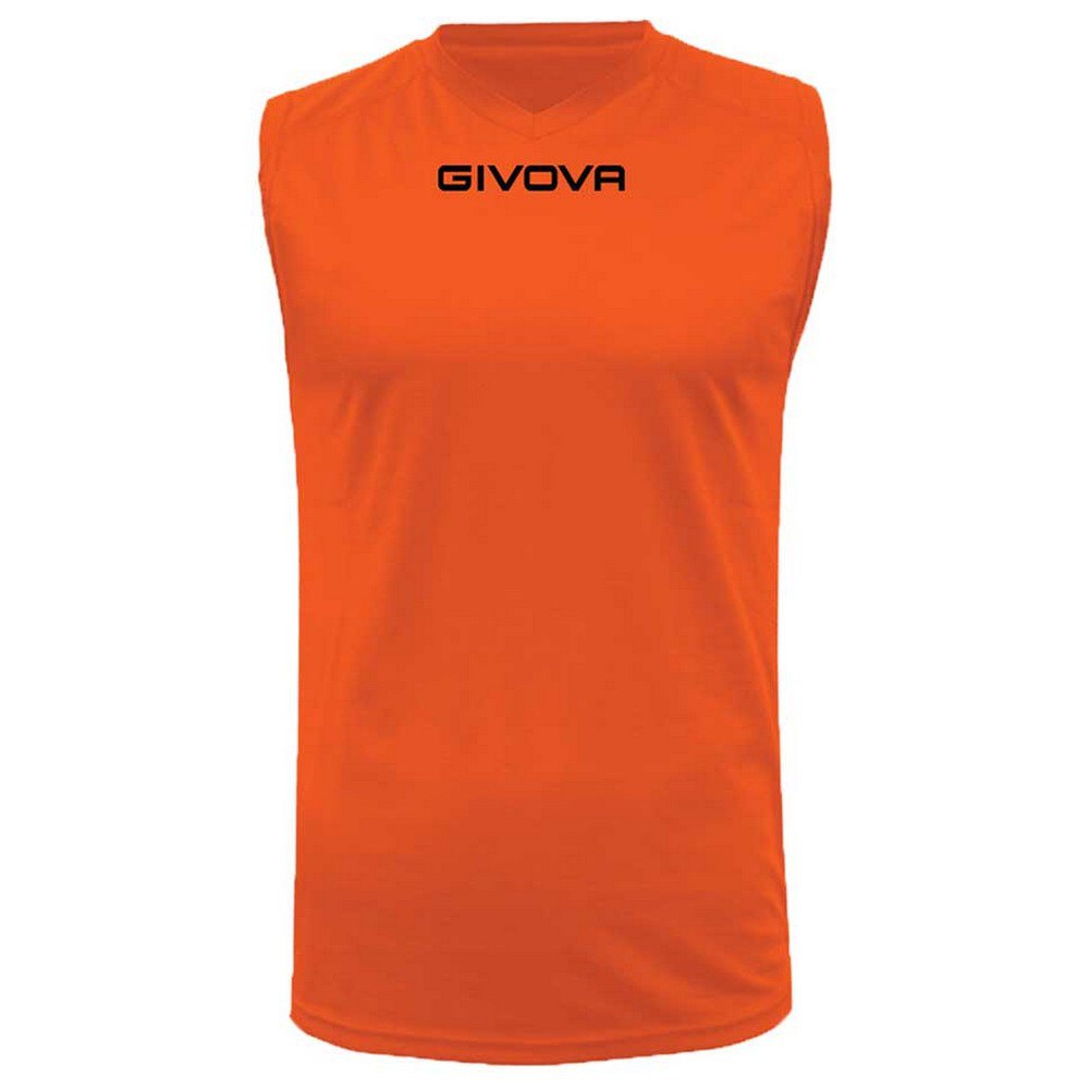 Givova Sleeveless T-shirt Orange 2XL Homme