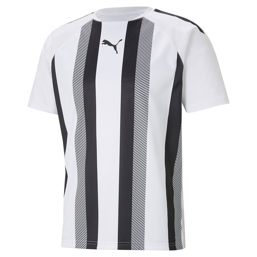 Puma T-shirt Manche Courte Teamliga Striped 2XL Puma White