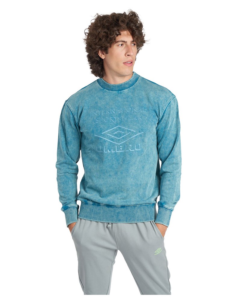 Umbro Large Logo Sweatshirt Bleu XL Homme