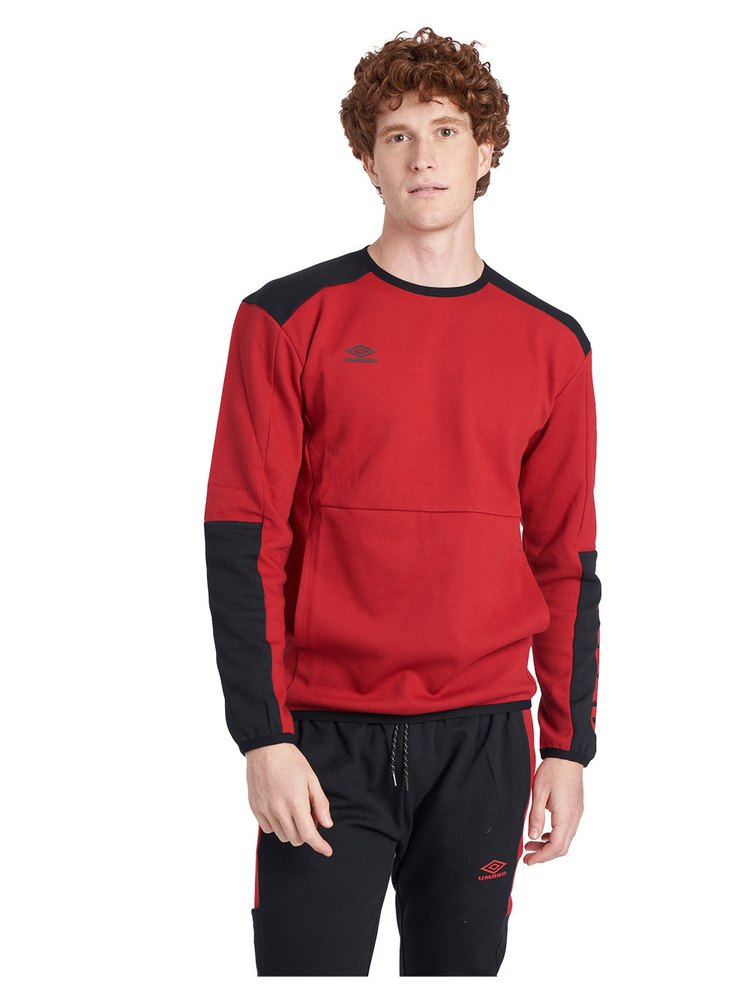 Umbro Sweat-shirt Utility Clear Block XL Red Dahlia / Black