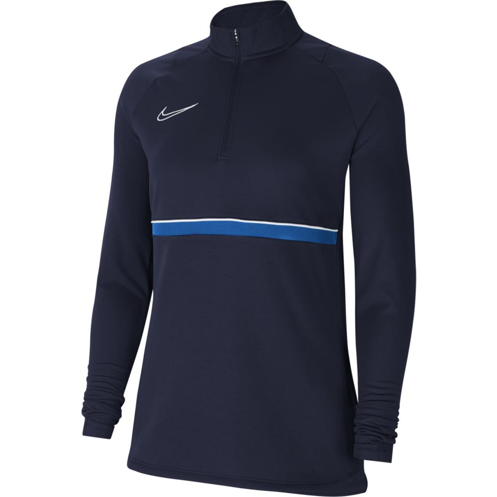 Nike Dri Fit Academy Drill Long Sleeve T-shirt Bleu S Femme