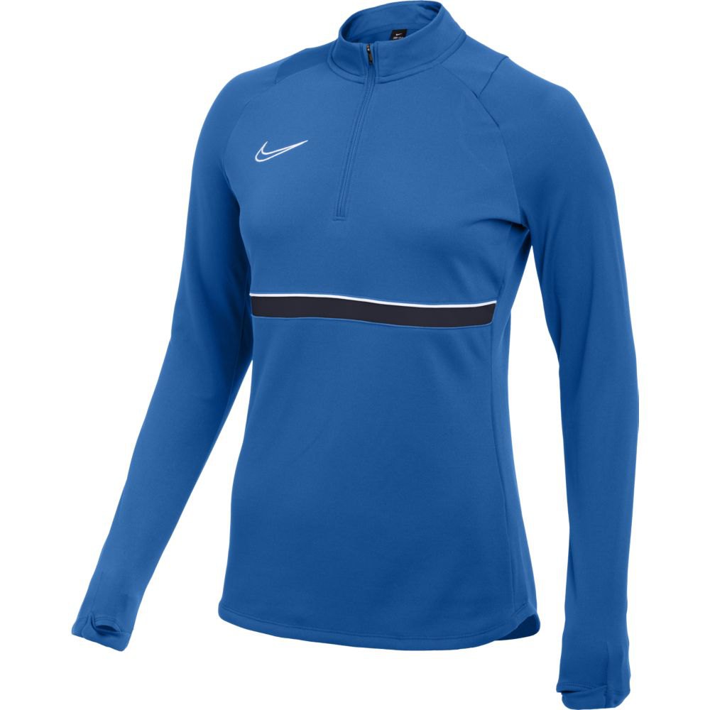 Nike Dri Fit Academy Drill Long Sleeve T-shirt Bleu XL Femme