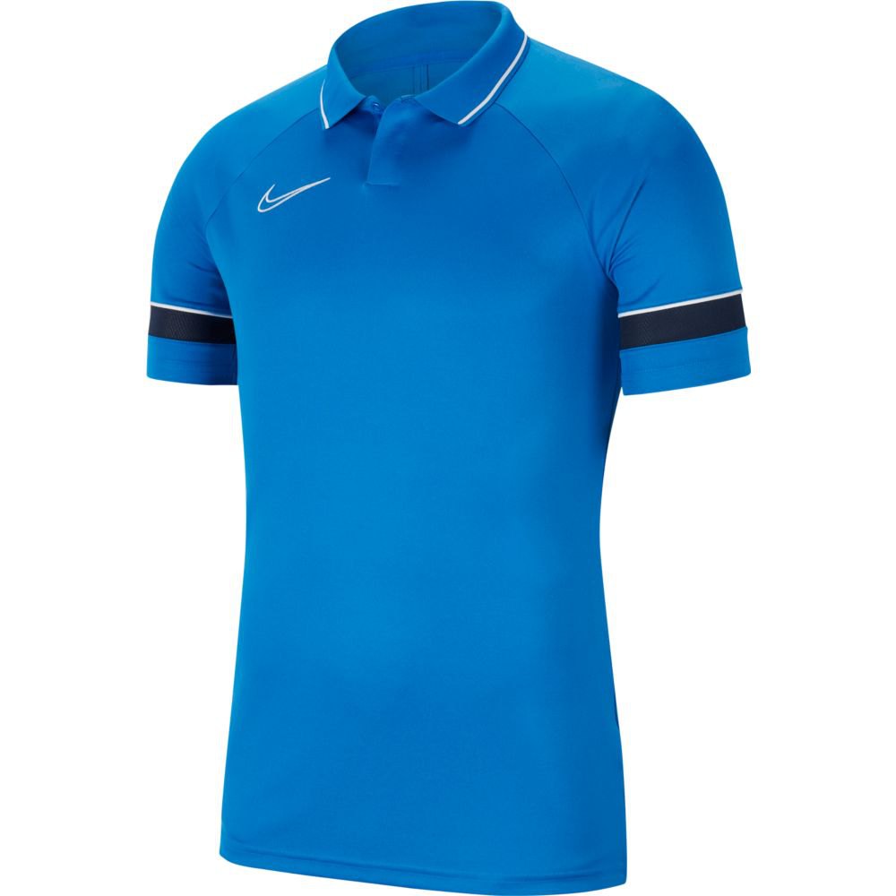 Nike Dri Fit Academy Short Sleeve Polo Bleu 2XL