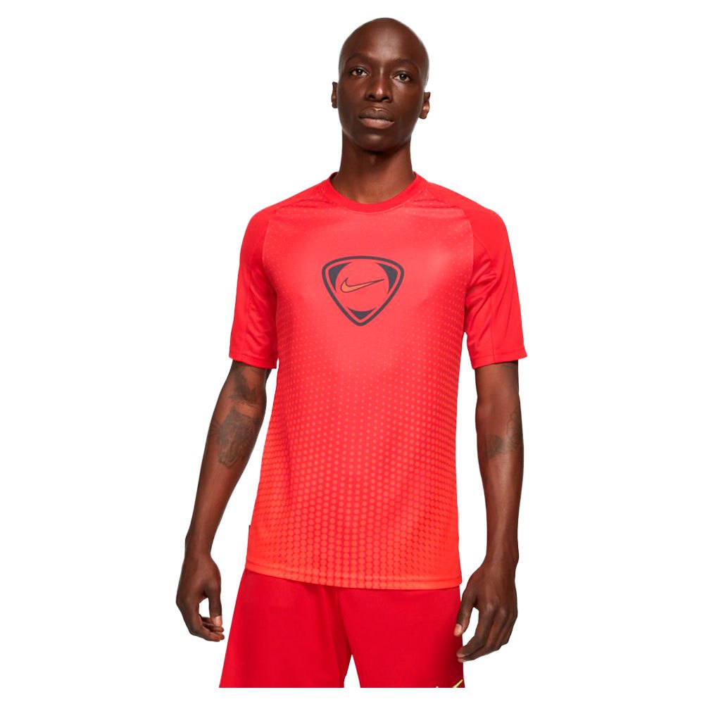 Nike T-shirt Manche Courte Dri Fit L Gym Red / Chile Red / Chile Red