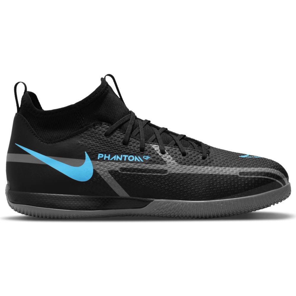 Nike Chaussures Football Salle Phantom Gt2 Academy Df Ic EU 34 Black / Black-Iron Grey