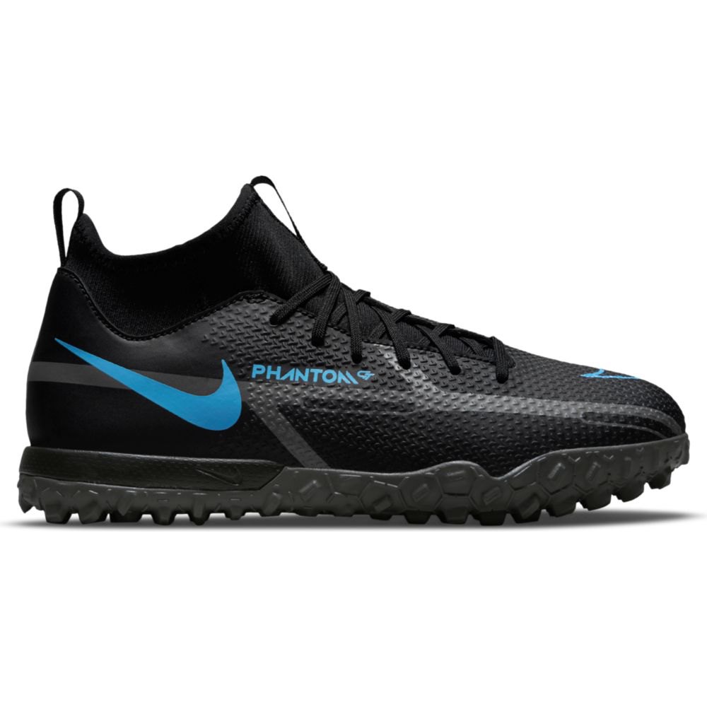 Nike Chaussures Football Phantom Gt2 Academy Df Tf EU 38 1/2 Black / Black-Iron Grey