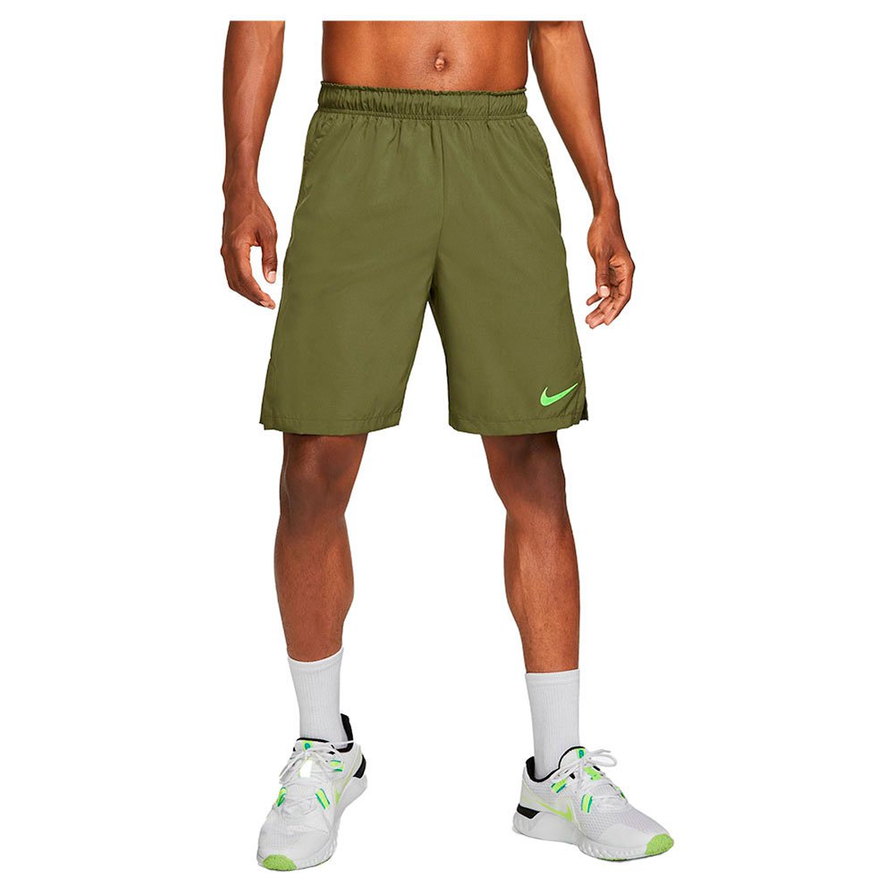Nike Shorts Pantalons Flex Woven S Rough Green / Green Strike