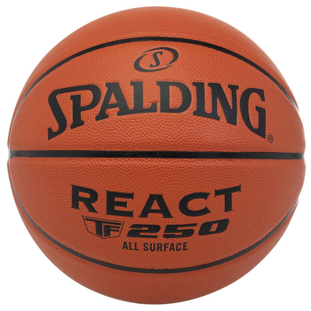 Spalding React Tf-250 Basketball Ball Orange 7