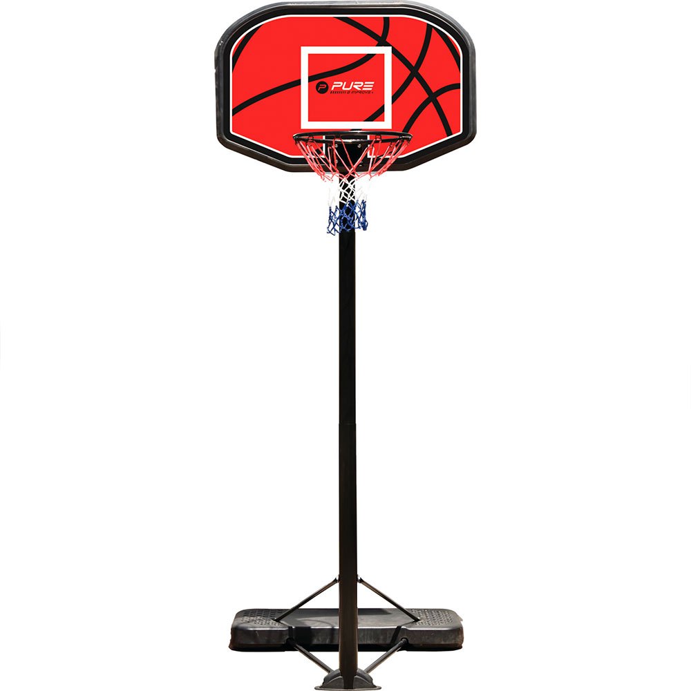 Pure2improve Adjustable Basketball Basket Noir