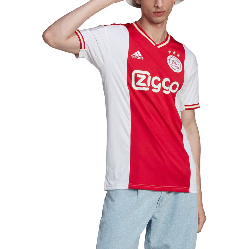 Adidas Ajax Amsterdam Short Sleeve T-shirt Home 21/22 Rouge XL