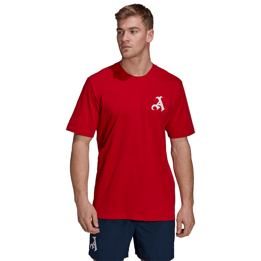Adidas Arsenal Q2 Hc 21/22 Short Sleeve T-shirt Rouge M