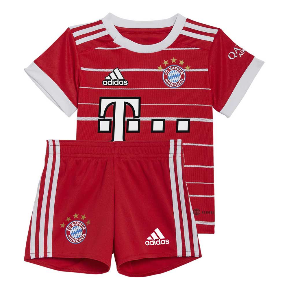 Adidas Bayern Munich Baby Kit 21/22 Set Home 21/22 Rouge 86 cm