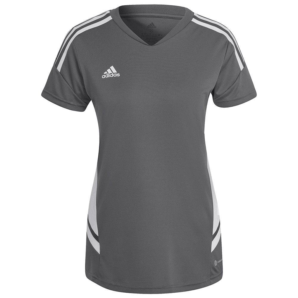 Adidas Condivo 22 Short Sleeve T-shirt Gris S Femme