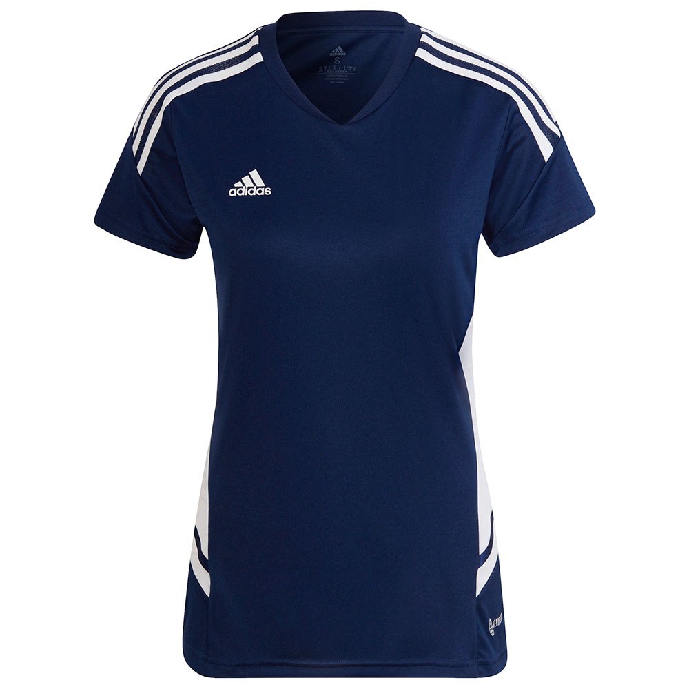 Adidas Condivo 22 Short Sleeve T-shirt Bleu S Femme