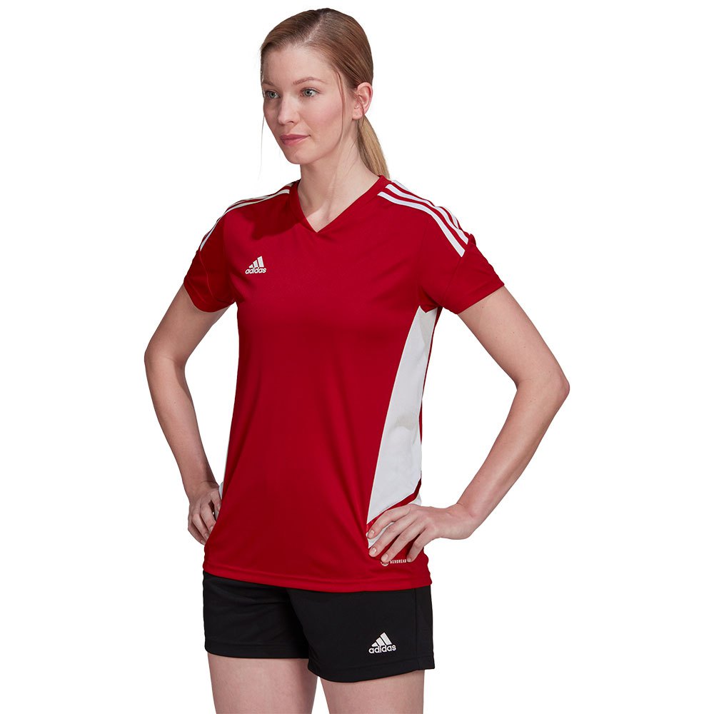 Adidas Condivo 22 Short Sleeve T-shirt Rouge XS Femme