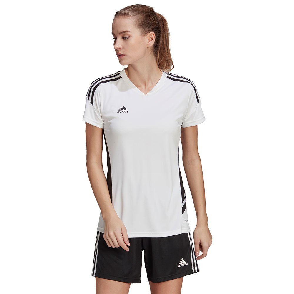 Adidas Condivo 22 Short Sleeve T-shirt Blanc S Femme