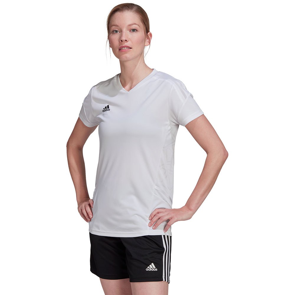 Adidas Condivo 22 Short Sleeve T-shirt Blanc L Femme