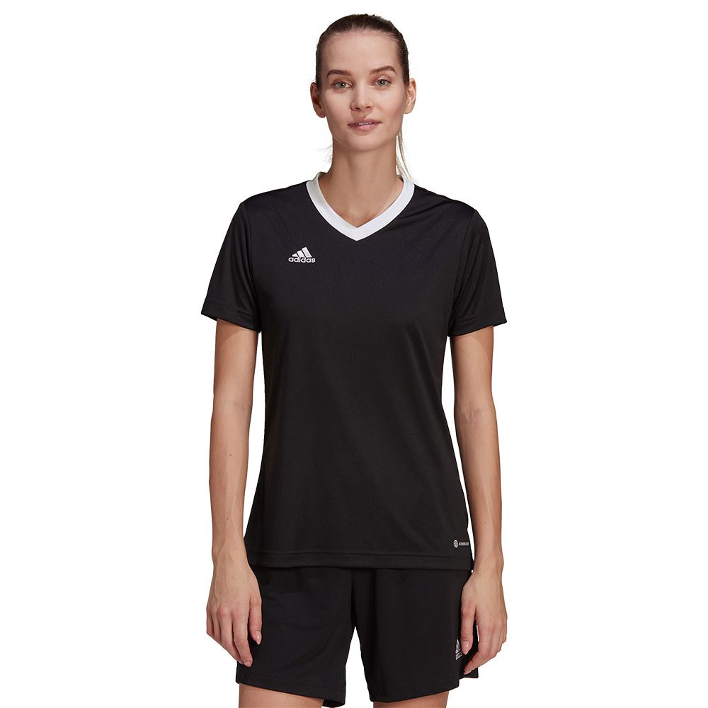 Adidas Entrada 22 Short Sleeve T-shirt Noir 2XS Femme