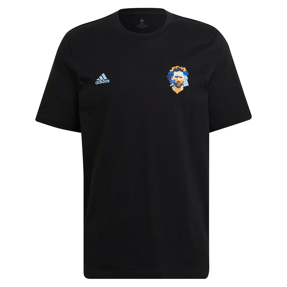 Adidas T-shirt Graphique à Manches Courtes Messi 2XL Black