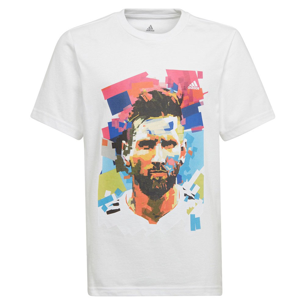 Adidas T-shirt Manche Courte Messi Graphic 164 cm White