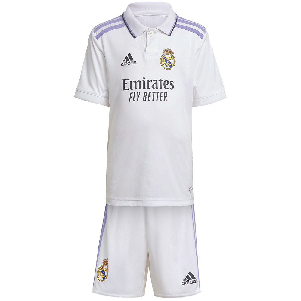 Adidas Real Madrid Mini Kit Set Home 22/23 Blanc 116 cm