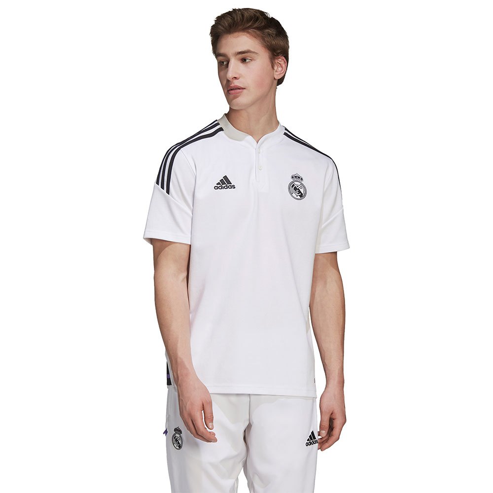 Adidas Real Madrid Training 22/23 Short Sleeve Polo Blanc XL / Regular