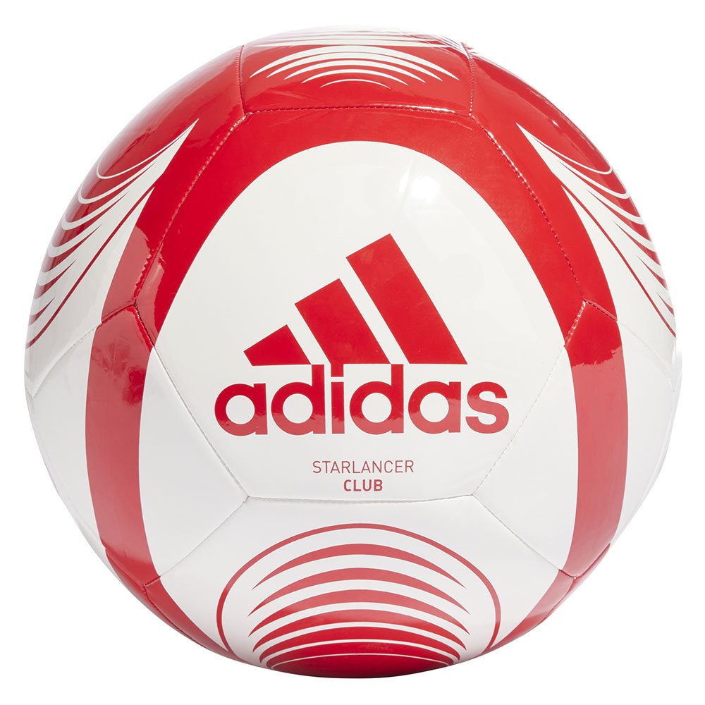 Adidas Ballon Football Starlancer Club 5 White / Team Colleg Red