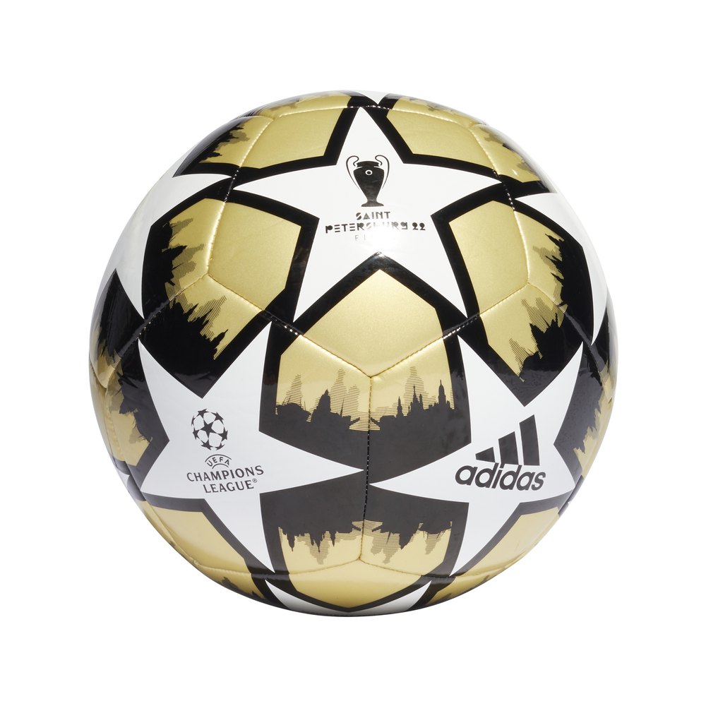 Adidas Ballon Football Ucl Club 5 Gold Metalic / Black / White