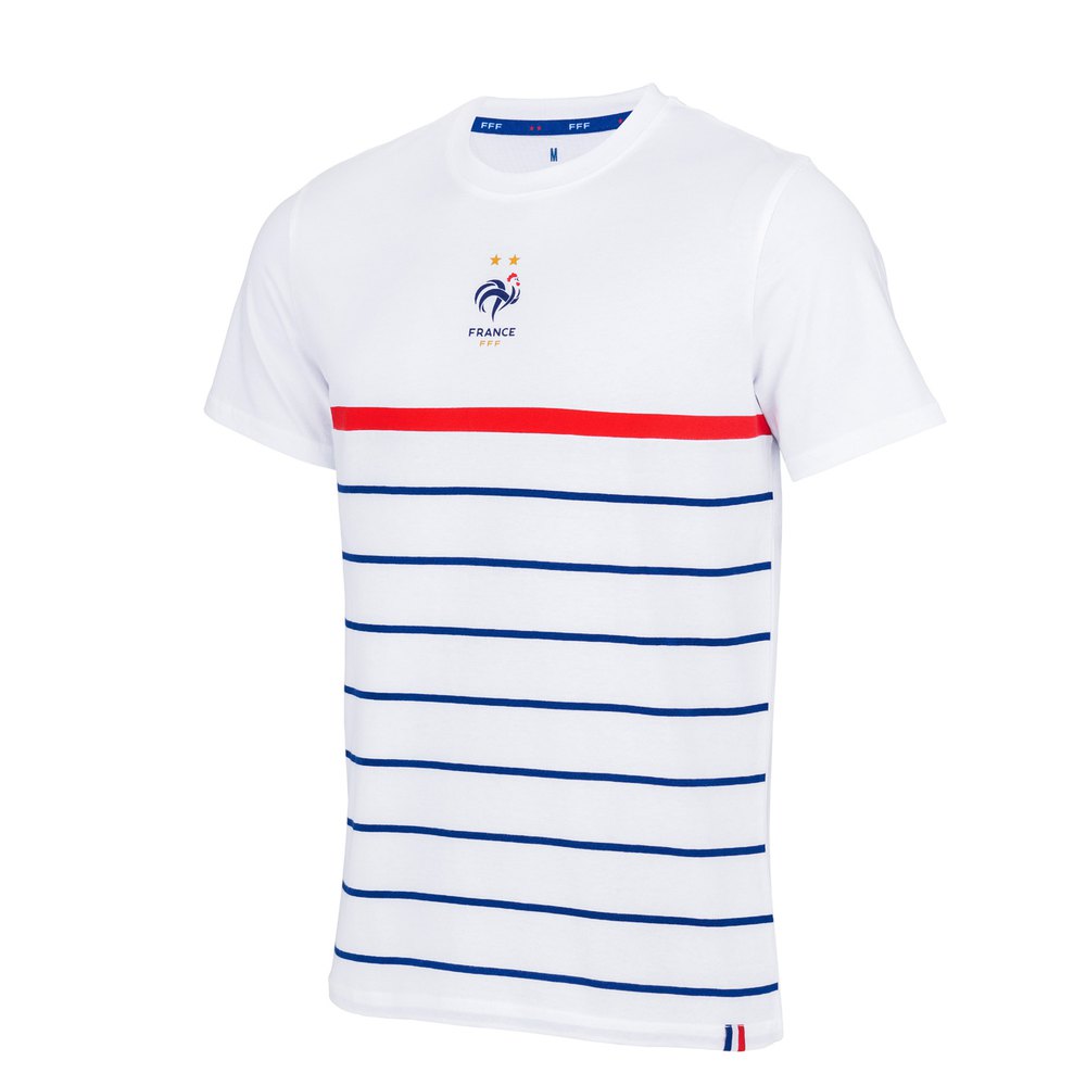Weeplay T-shirt France Weeplay Marinière Blanc 14 Years