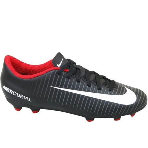 Nike Chaussures De Football Jr Mercurial Vortex Iii Fg EU 38 Black,White