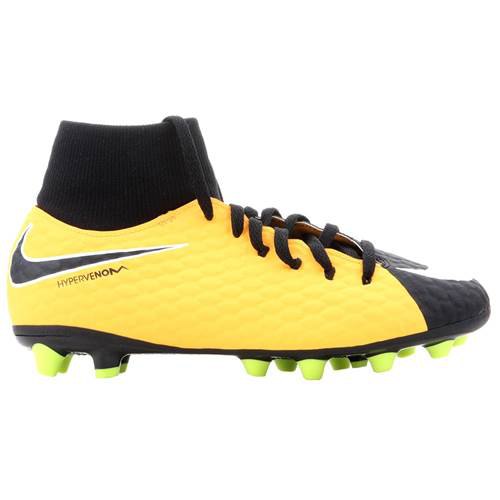 Nike Chaussures De Football Jr Hypervenomx Pheln 3 EU 37 1/2 Black,Yellow