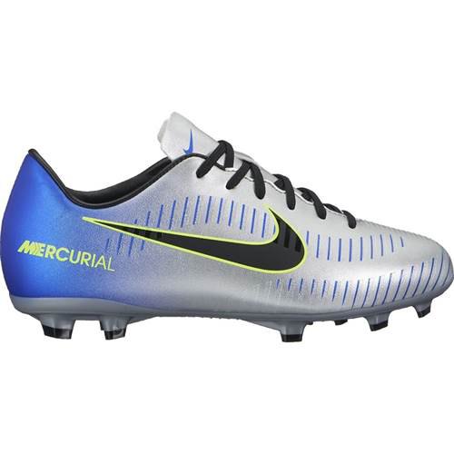 Nike Chaussures De Football Jr Mercurial Victory Vi Njr Fg Puro Fenomeno EU 36 Blue,Silver