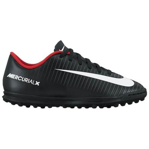 Nike Chaussures De Football Junior Mercurial X Vortex Iii Tf EU 27 1/2 Black,Red