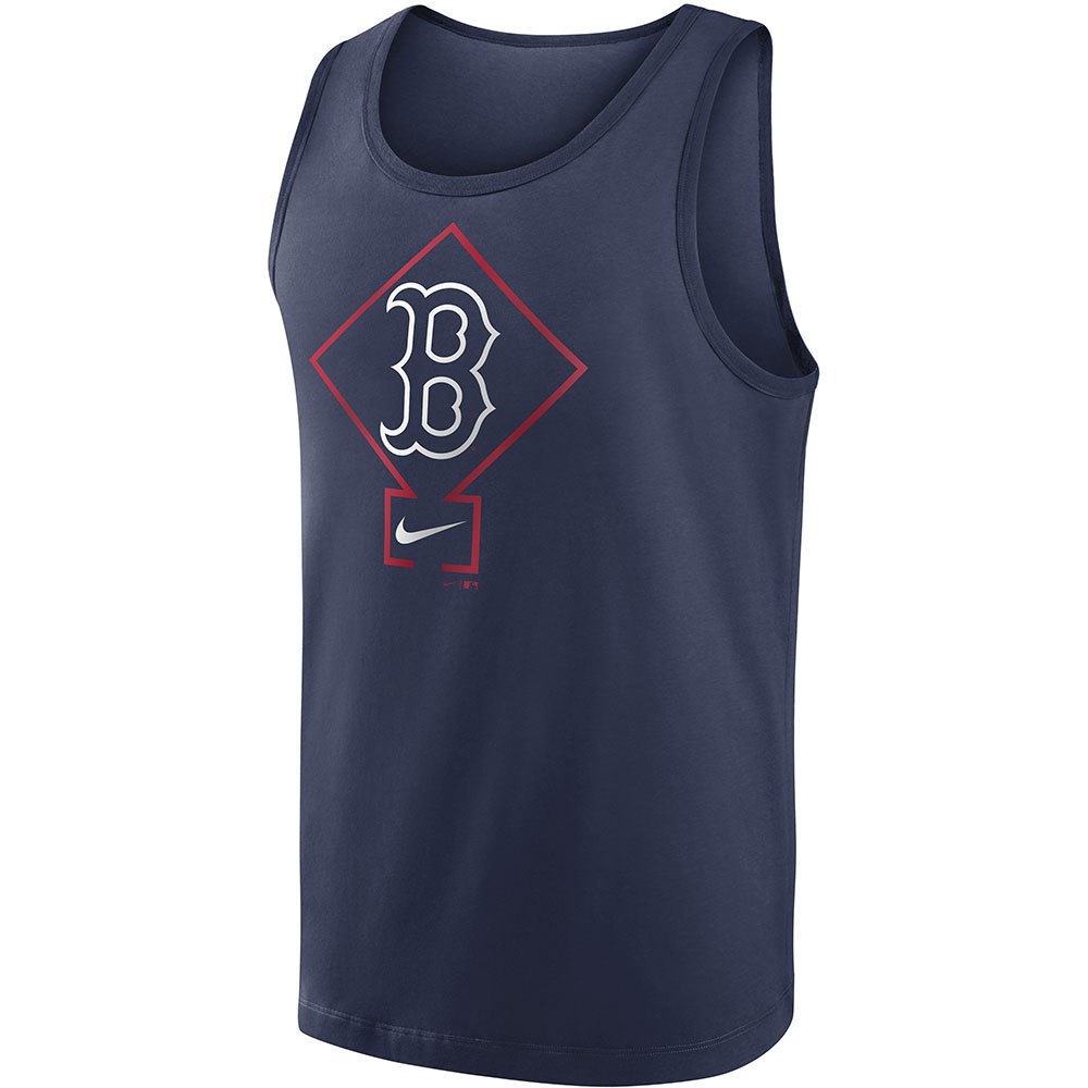 Nike T-shirt Sans Manches Mlb Boston Red Sox Diamond Logo Classic M Navy