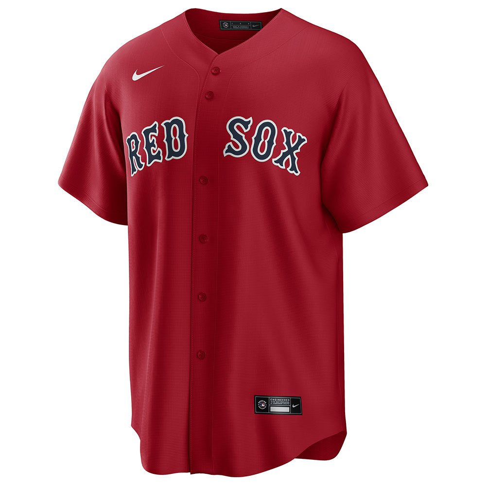 Nike T-shirt à Manches Courtes Mlb Boston Red Sox Official Replica Alternate XL Scarlet